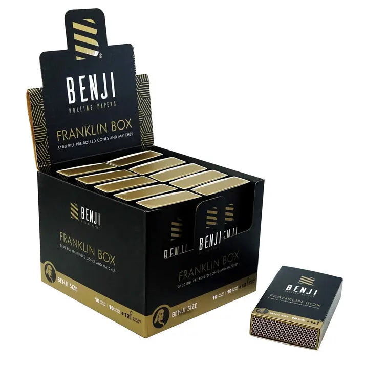 Benji Franklin Pre-Roll & Match Box | benji-franklin-pre-roll-match-box | Accessories | Benji