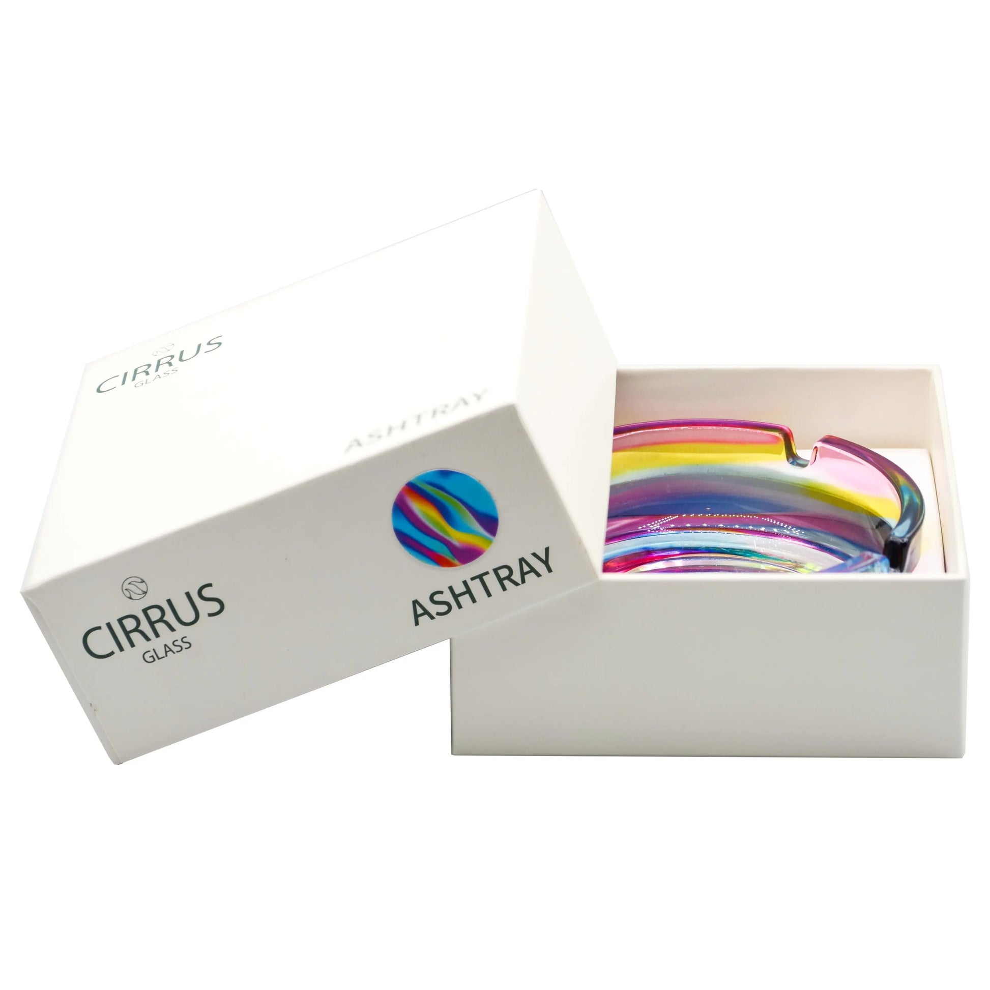 Cirrus Glass Ashtray | cirrus-glass-ashtray | Accessories | Cirrus Glass