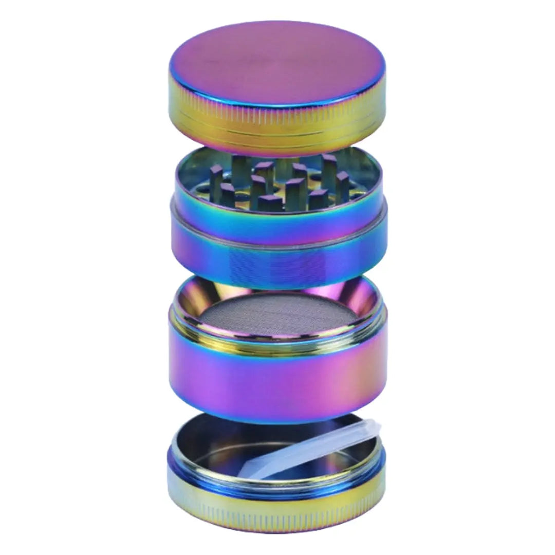 CaliConnected Rainbow 4-Piece Grinder | caliconnected-rainbow-4-piece-grinder | Accessories | CaliConnected