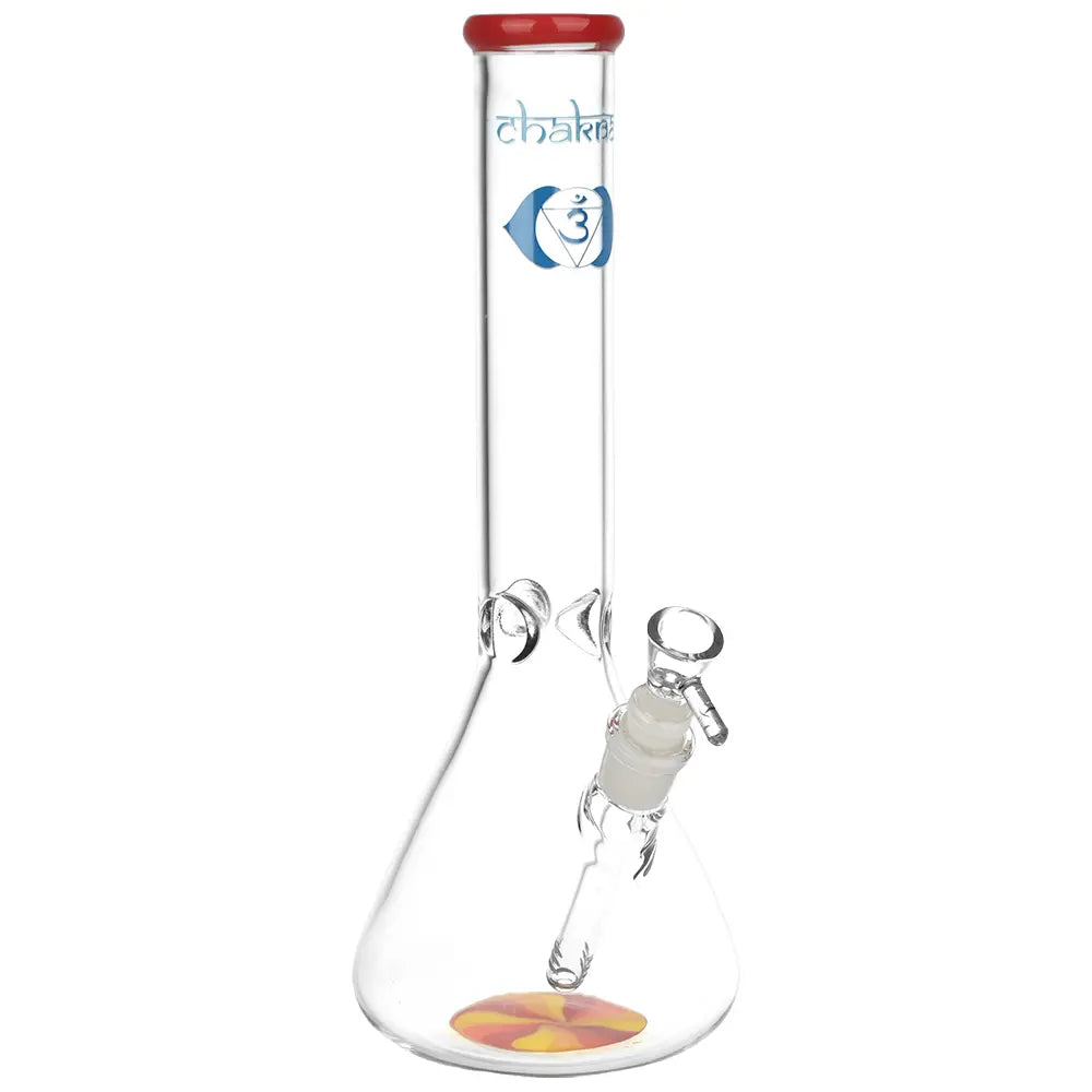 Chakra Drop of Sun 11.75" Beaker Bong | chakra-drop-of-sun-11-75-beaker-bong | Bongs | CaliConnected