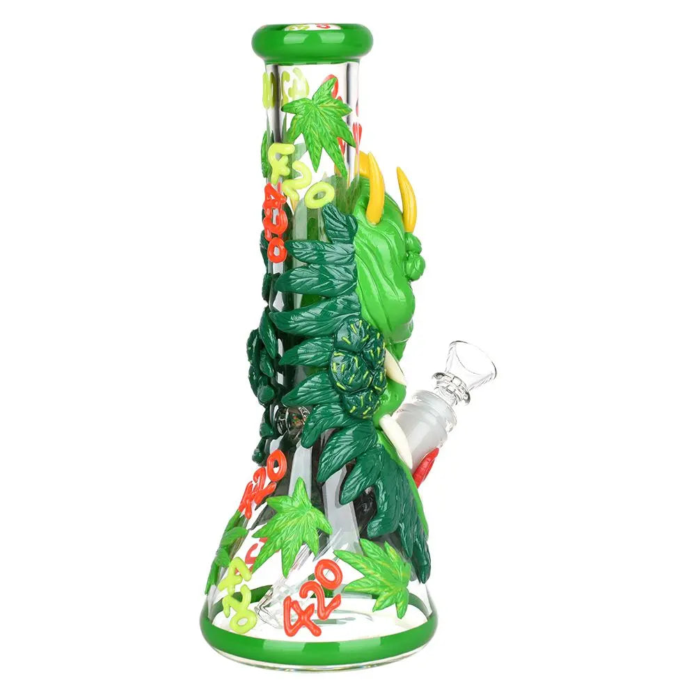 420 Dragon Glow 10" Beaker Bong | 420-dragon-glow-10-beaker-bong | Bongs | CaliConnected