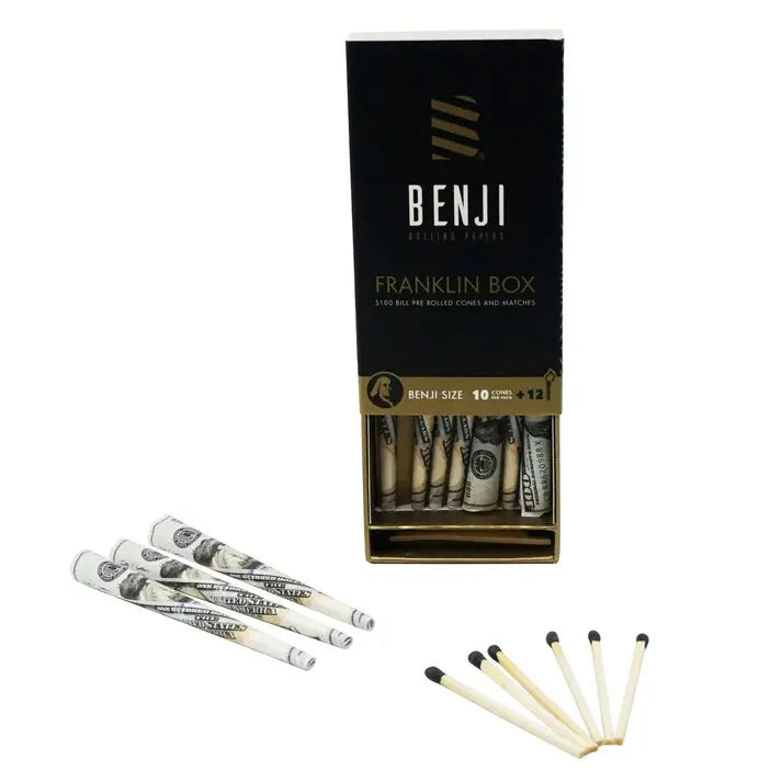 Benji Franklin Pre-Roll & Match Box | benji-franklin-pre-roll-match-box | Accessories | Benji